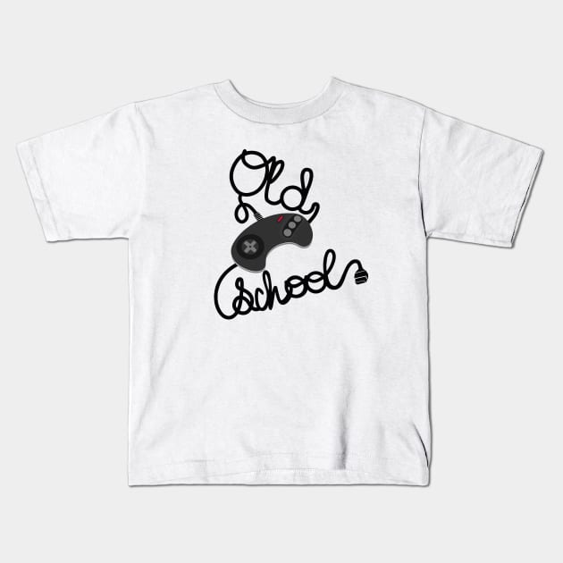 Old School T-Shirt Genesis Kids T-Shirt by Meechemax